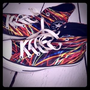 Converse high tops women 8 men 6